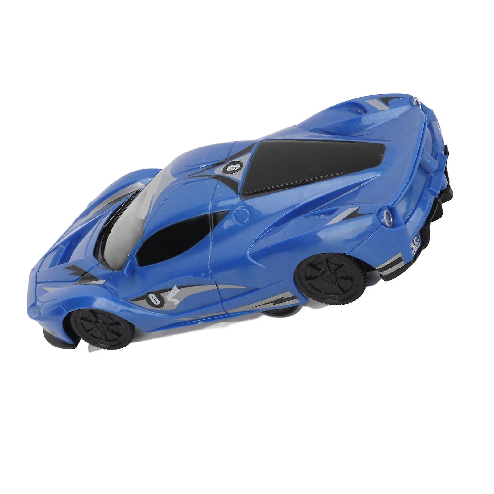 Electric Remote Control Rechargeable Wall Climbing Car Enlightenment Climbing Drift Stunt Car for Children Blue 