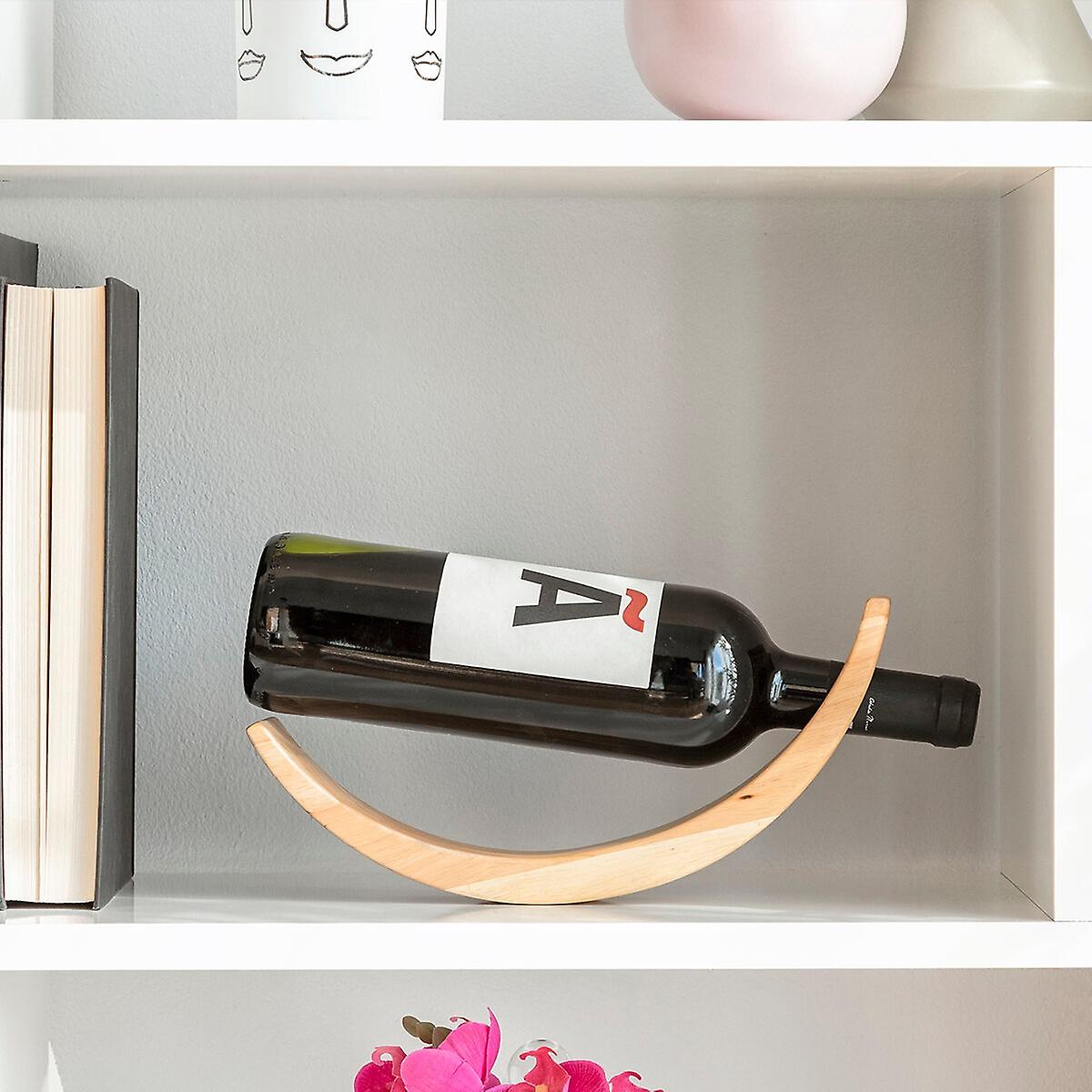 Wooden Wine Rack for Floating Bottles Woolance InnovaGoods