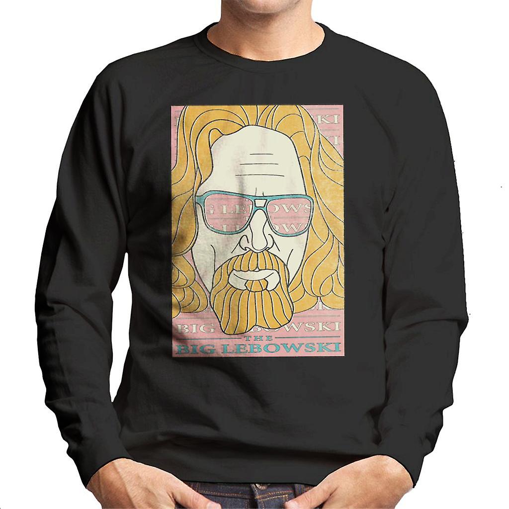The Big Lebowski Retro Ink Lines Men's Sweatshirt | Fruugo US