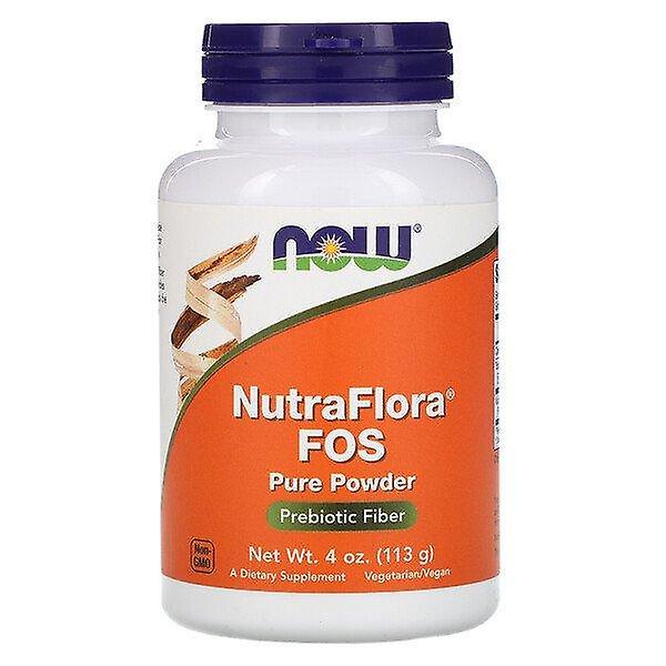 Now Foods, NutraFlora FOS, Pure Powder, 4 oz (113 g)