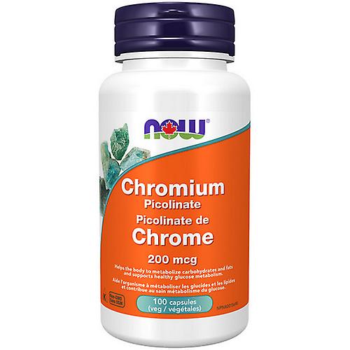Chromium Picolinate,200 Mcg,100 Capsules by Now