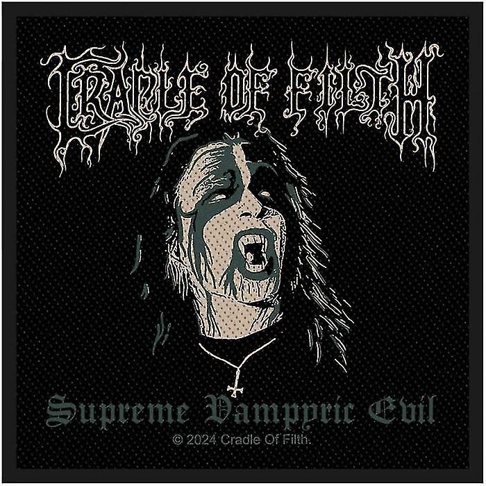 Cradle Of Filth Supreme Vampiric Evil Woven Standard Patch
