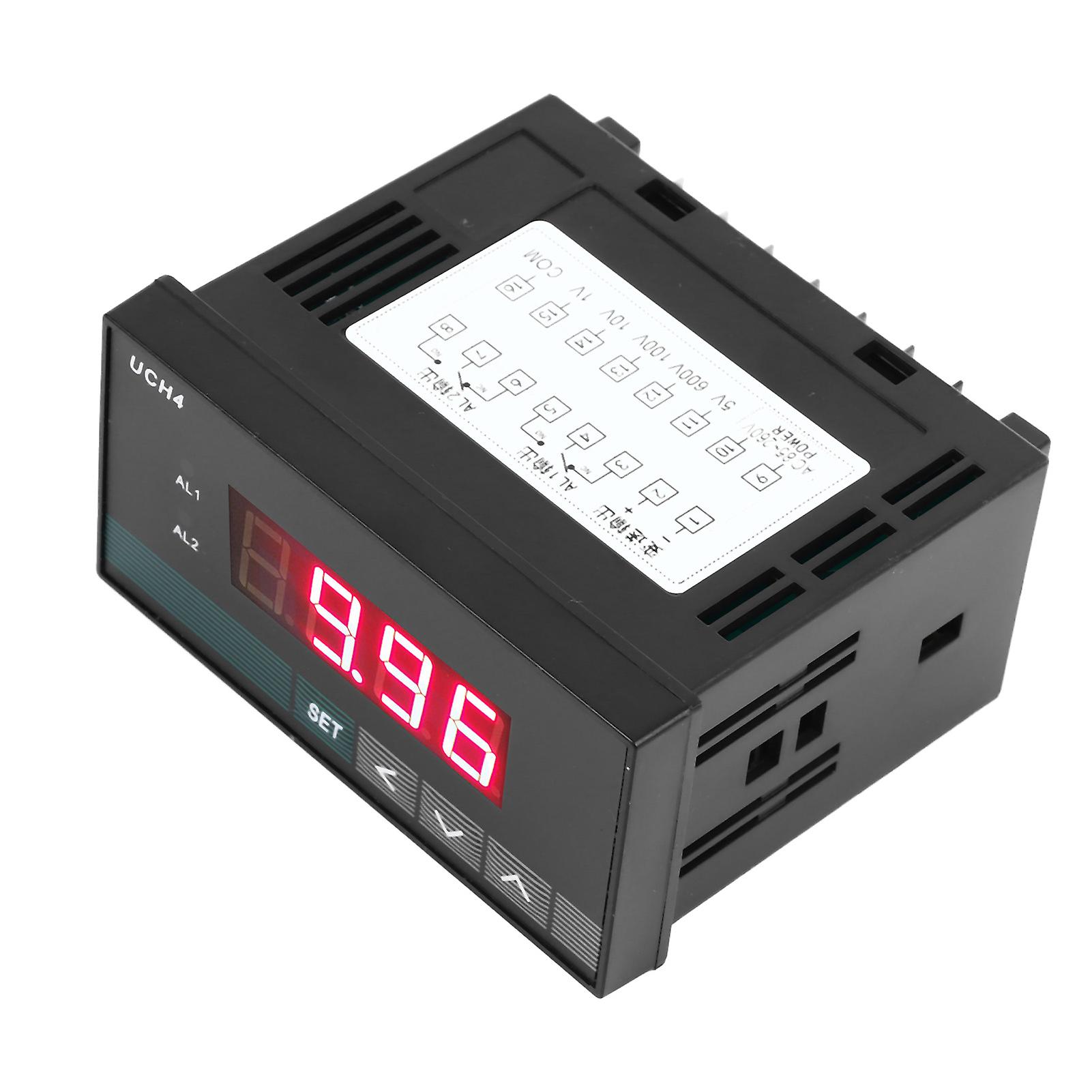 Digital Voltmeter AC DC Voltage Tester Meter 85‑260V Input 2 Way Relay Output for Machine 