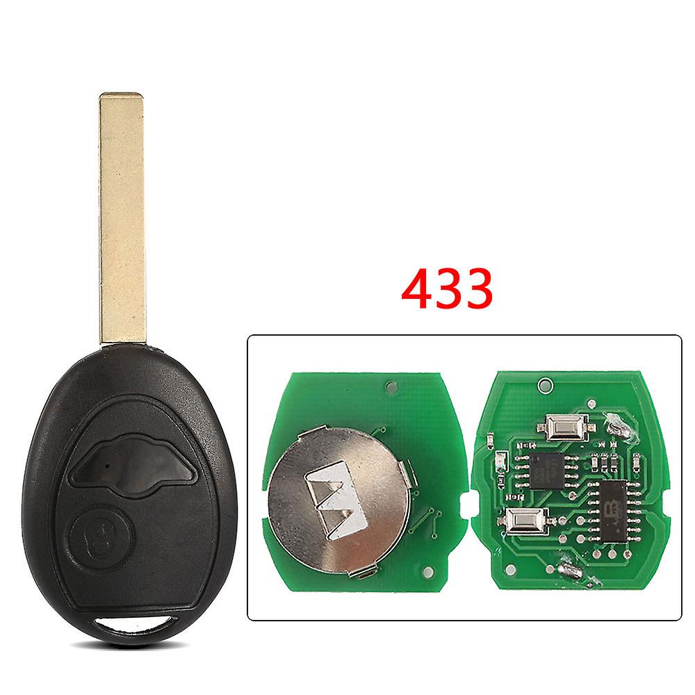 2 Button Car Remote Control Key 315/433mhz Id73 Chip For Bmw Mini Cooper S R50 R53 2002-2005 Pcf7935 /7931as With Code