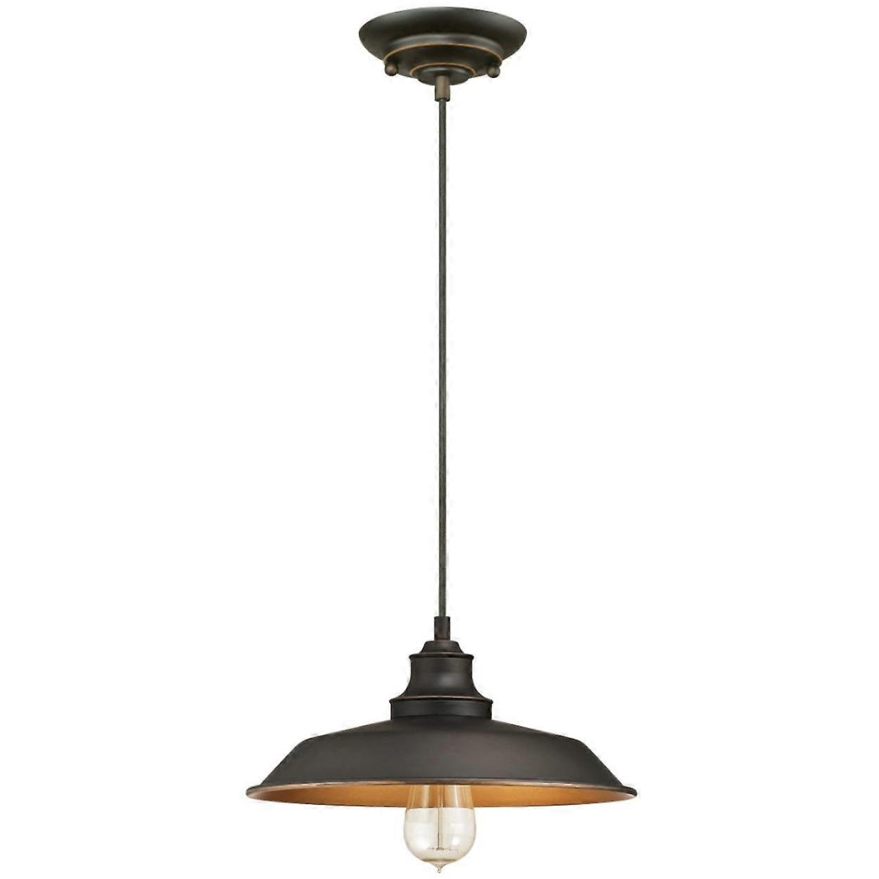 One-Light Pendant Iron Hill Oil Rubbed Bronze