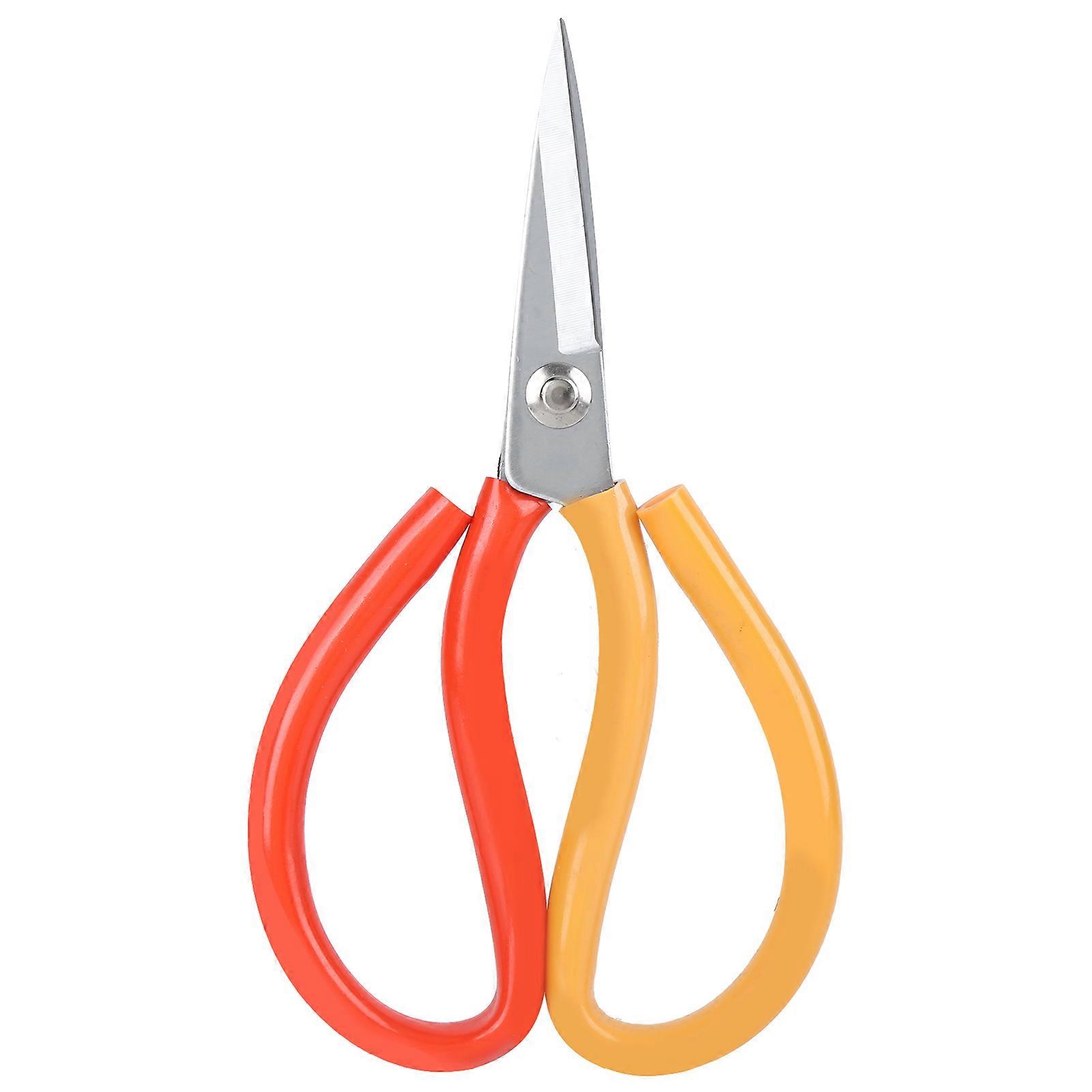 175mm AntiRust Alloy Steel Shears Multipurpose Scissors with Ergonomic TPU Handle Durable Cutting Tool for Various Materials