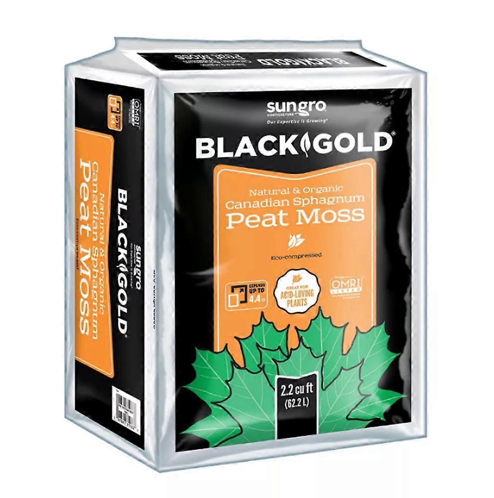Black Gold 1110125.CFC002.2P All Purpose Peat Moss, 50 sq. ft. Coverage Area.
