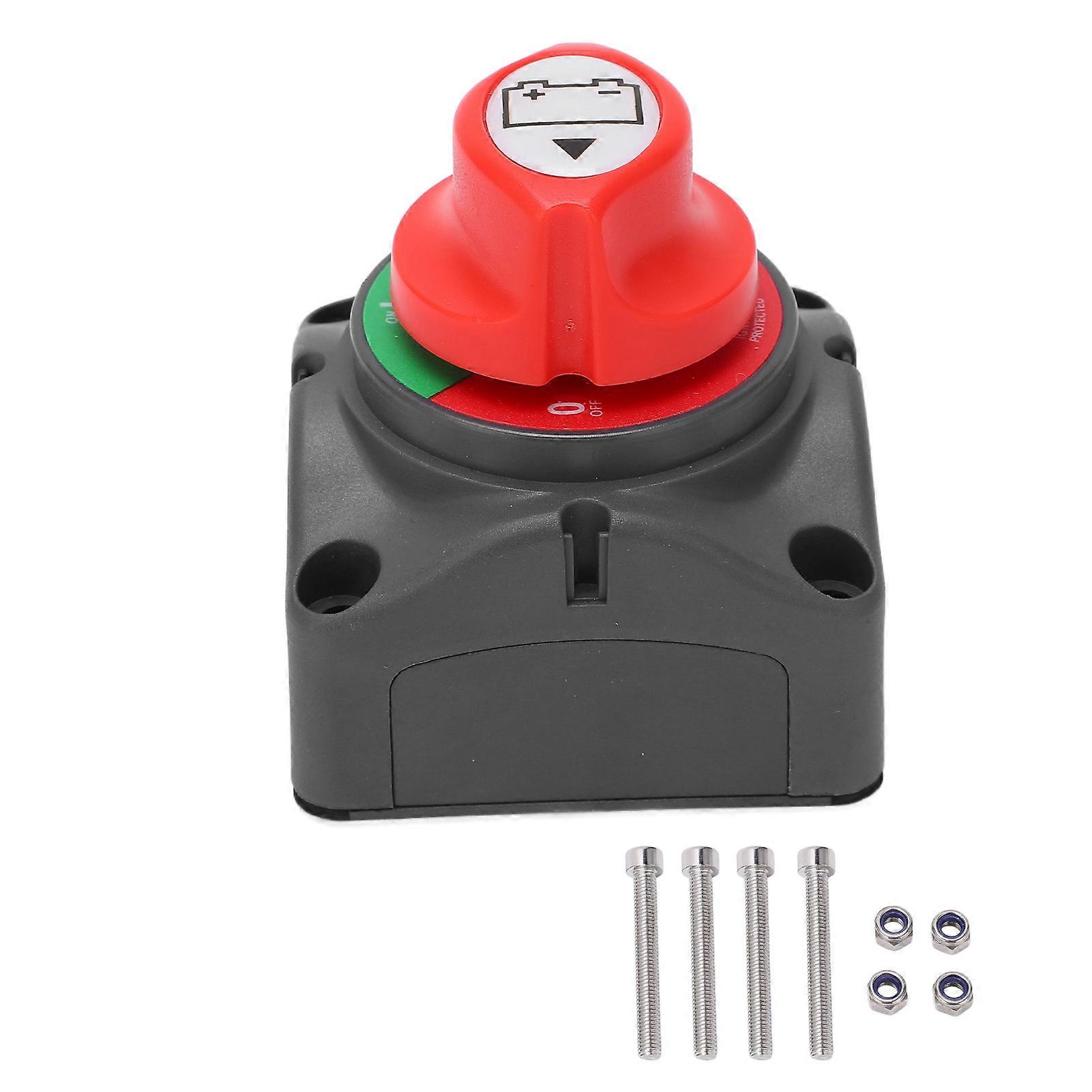 Battery Power Cutoff Master Switch On Off 2 Positions Insulated for Car RV ATV Boat 12V48V DC NO.05938