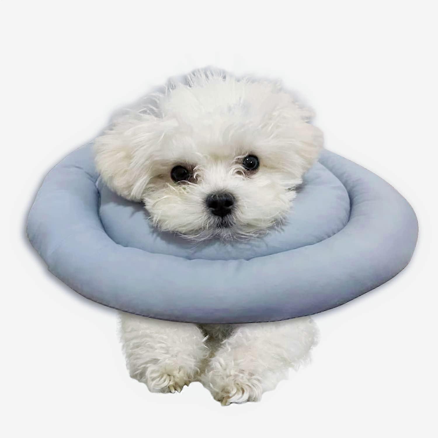 Protective recovery collar for postoperative dogs, waterproof and adjustable to prevent bites