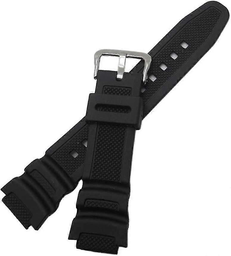 Wrist Watch Strap Replace for AE-1300 W-216H W-735H F-108WH W-215 TPU+TPE