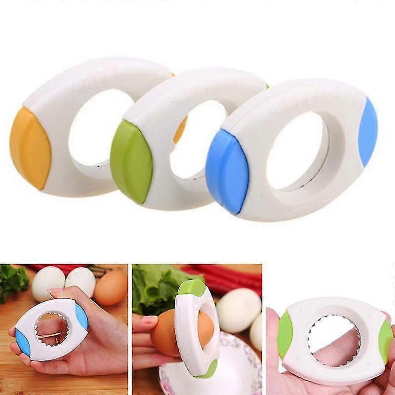 Separator Egg Opener Shell Cutter Kitchen Gadgets Tools Knocker Raw Egg Cracker Boiled Egg Shell Topper Cutter Opener Essential