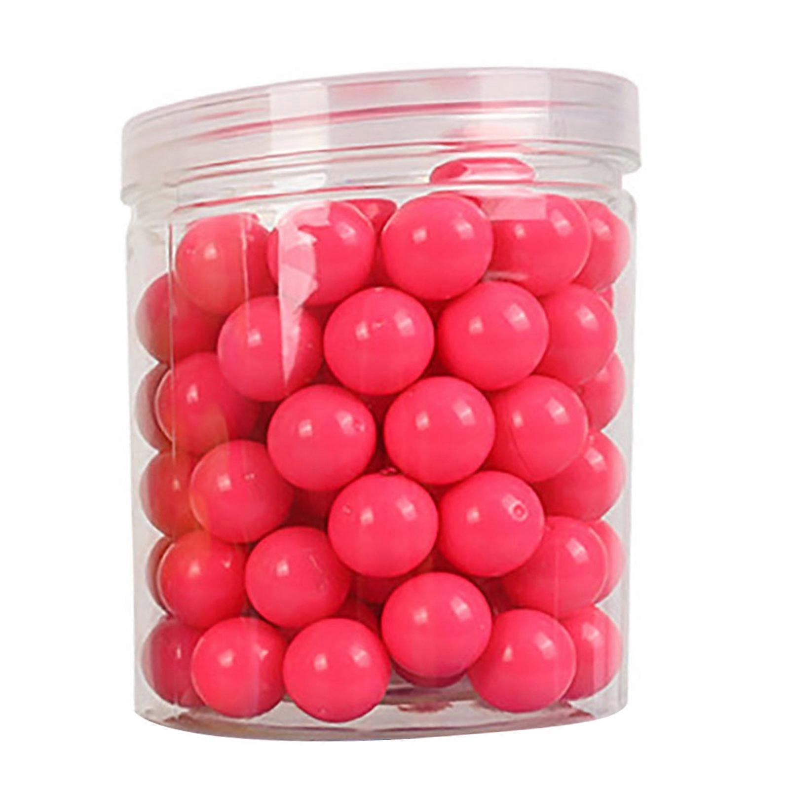 100 Pcs Counting Balls 2cm Small Smooth Lightweight Different Colors Educational Counting Toy Preschool Learning Tool with Storage Tube