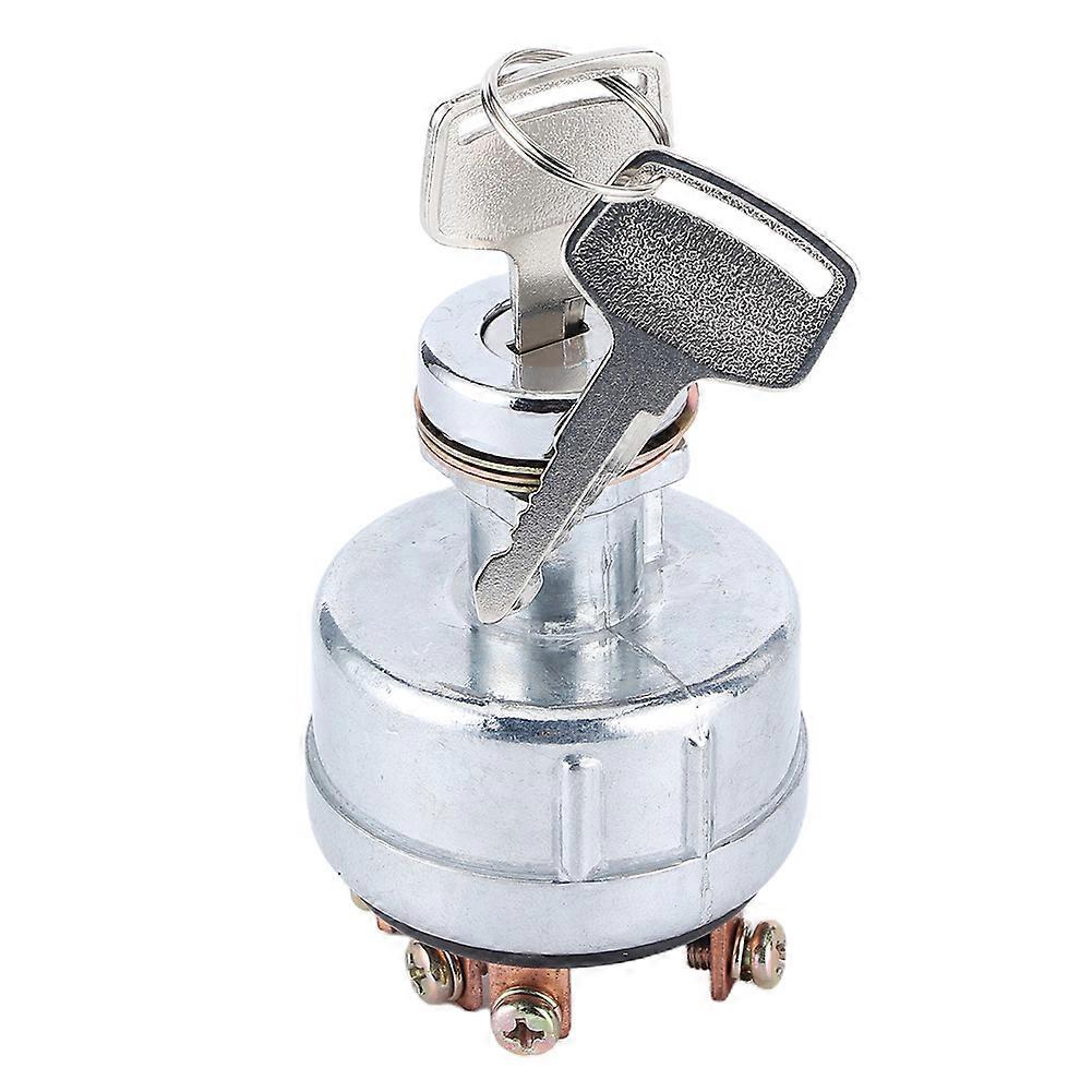 Ignition Switch with 6 Terminal Wire Digger Tractor Mower 2 Keys Fit for Kobelco SK200?3/ SK200?5/ SK120?5