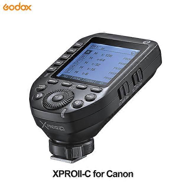 Godox Xproii-c / n / s TTL Hss Transmetteur 2.4g 1 / 8000s Sans Fil Flash Trigger Lcd Écran Xpro Ii pour Sony Caméra Godox Speedlite