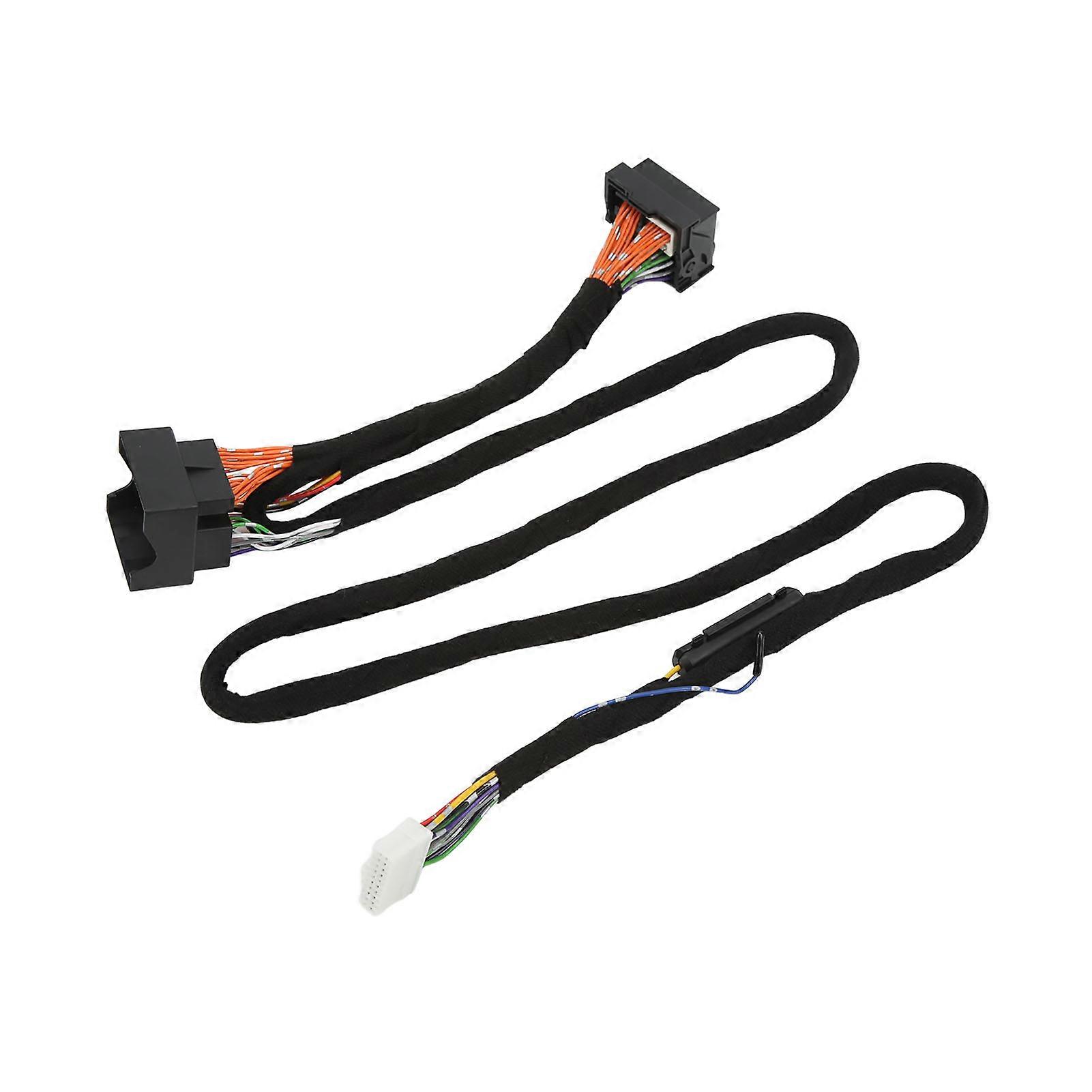 Car Dsp Amplifier Interface Wire Harness With Plug 12v 15a Stable Connection Clear Sound For Music Lovers