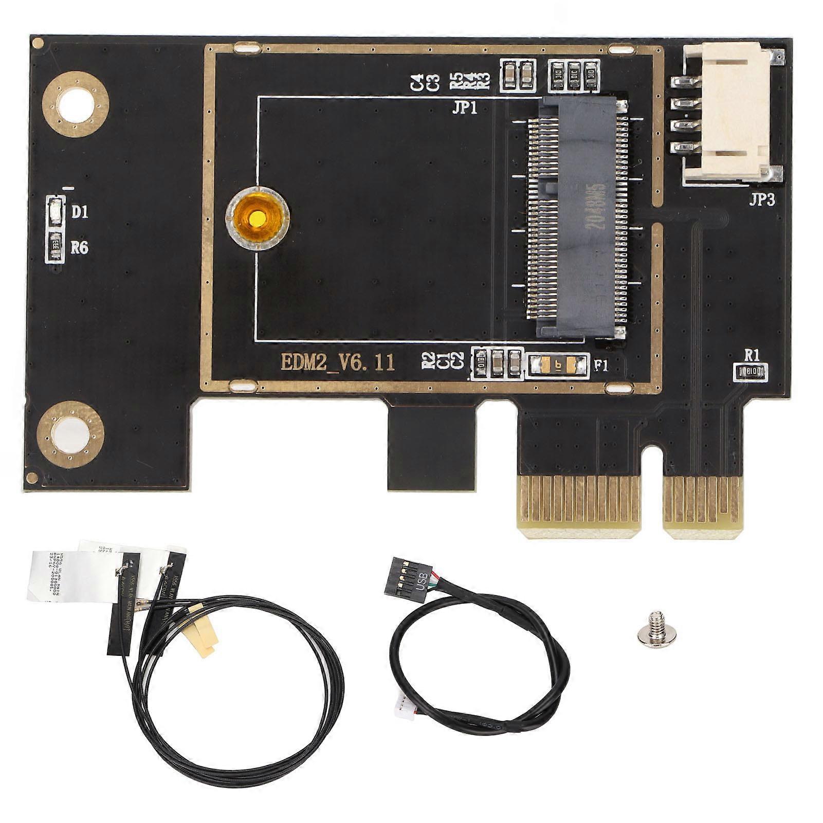 Netzwerkkarten-Adapter NGFF M2 auf PCIe Plug & Play-Wireless-Netzwerkkarten-Adapter-Adapterkarte