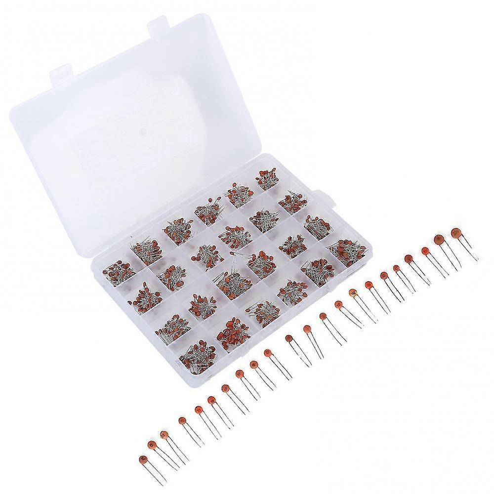 Ceramic Capacitor Assortment 960Pcs MultiLayer 50V Easy Carry DIY Kit