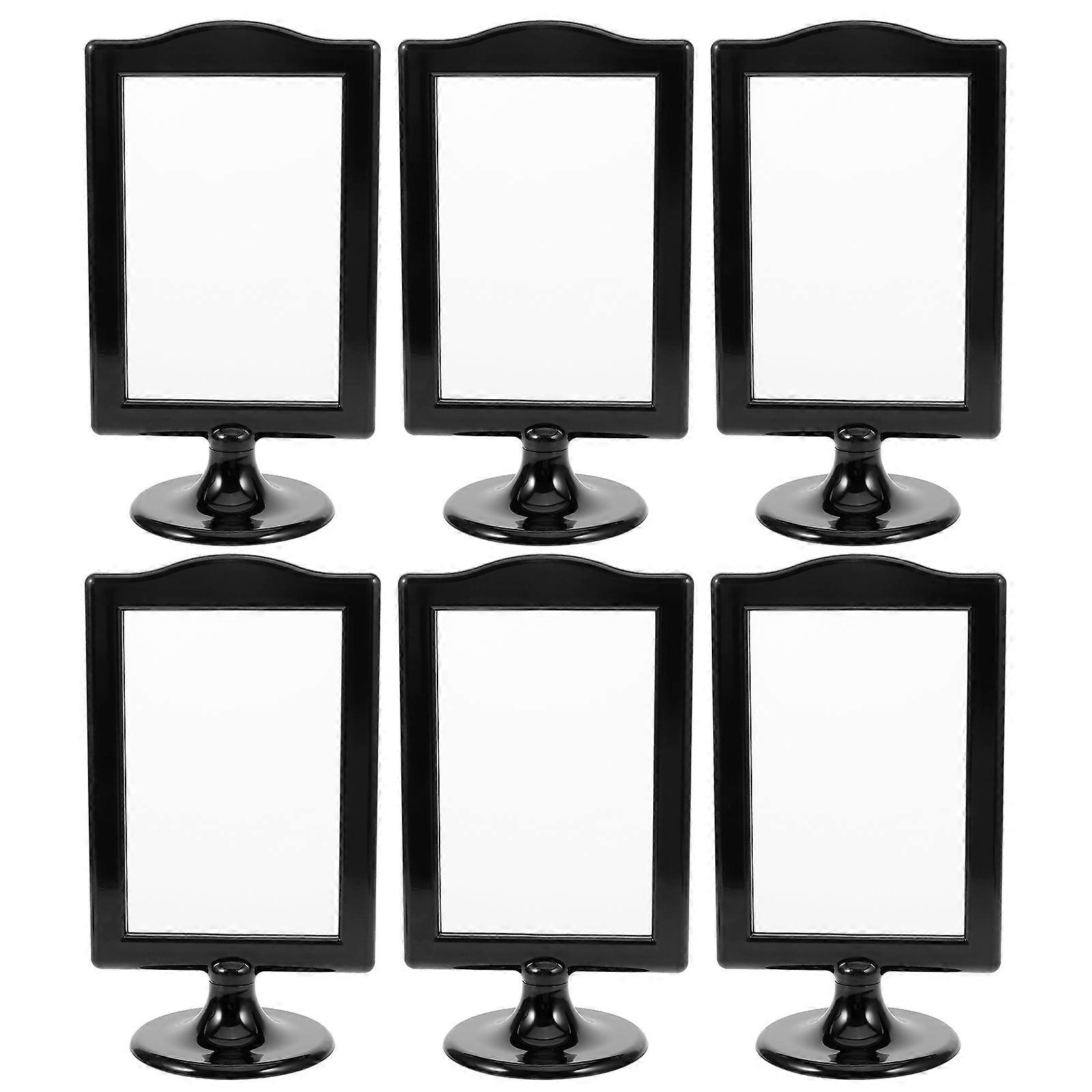 6pcs Double Sided Standing Picture Frames Double Side Photo Frames Standing Picture Display Frames