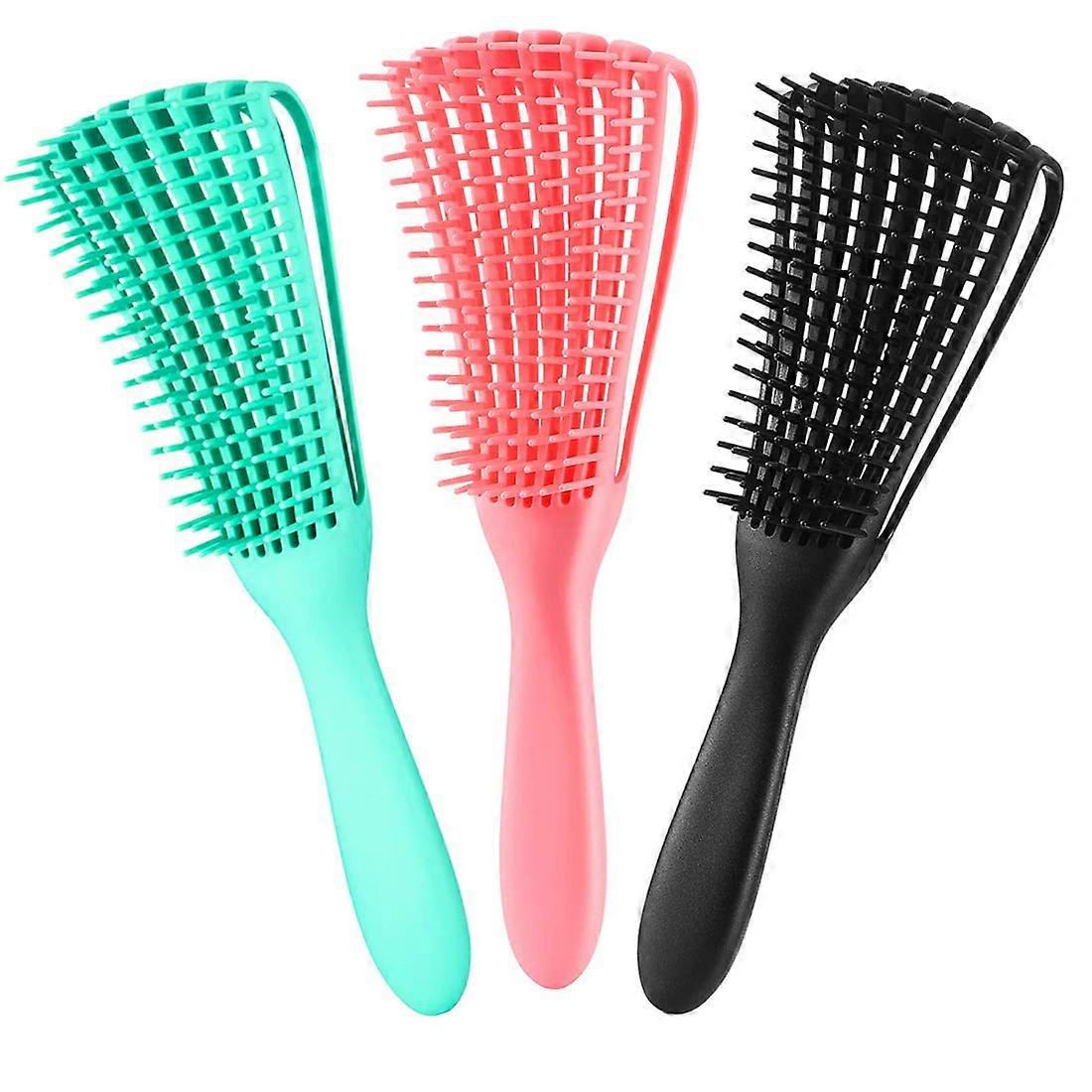 3 Detangling Brushes Comb for Natural Hair