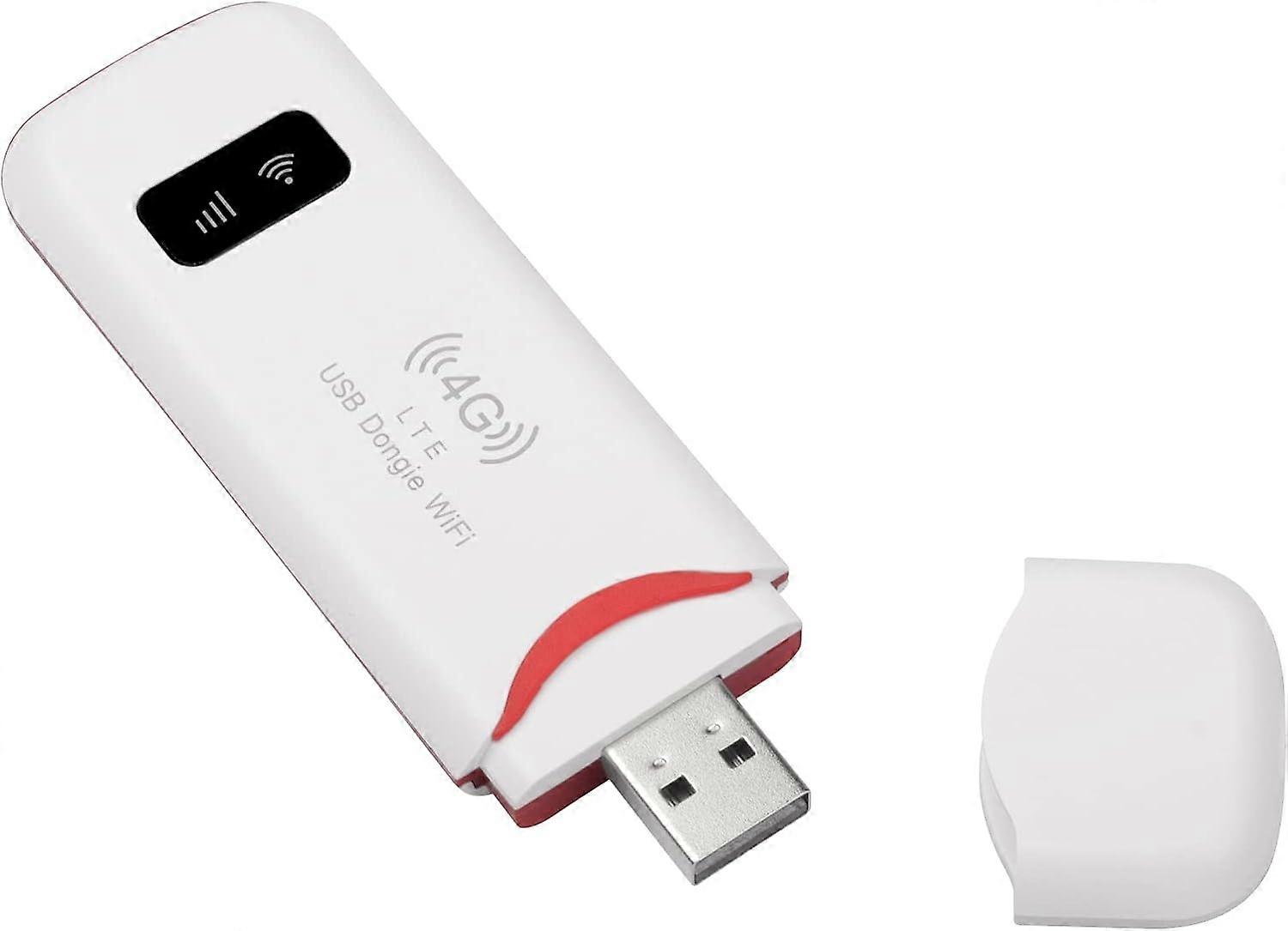 Router WiFi portatile USB 4G LTE, Smart Router 150Mbps, Smart Router di rete wireless con slot per scheda SIM, Plug and Play, Portatile ad alta velocità da viaggio a caldo