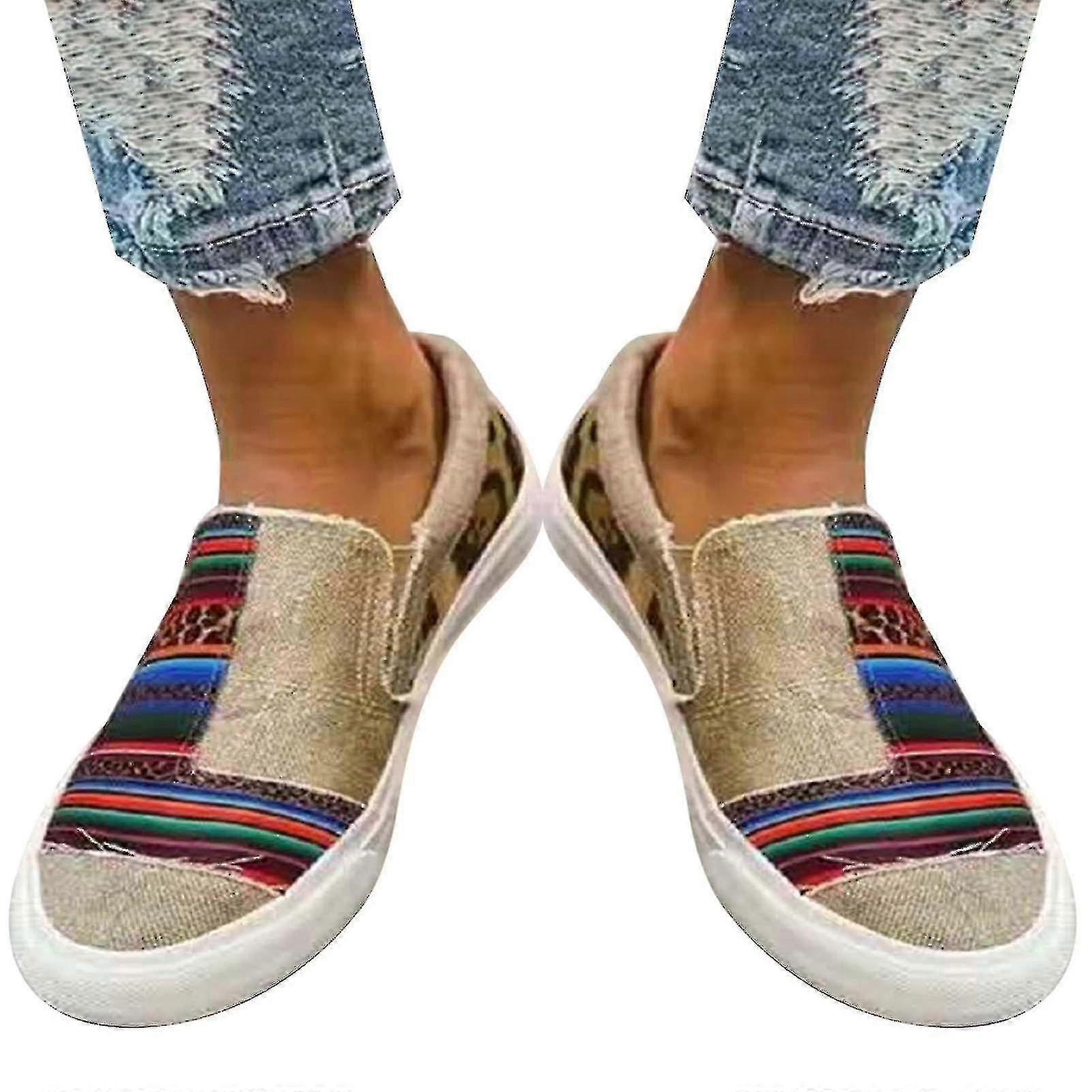 Kobiety Loafer Plimsolls Flat Shoes