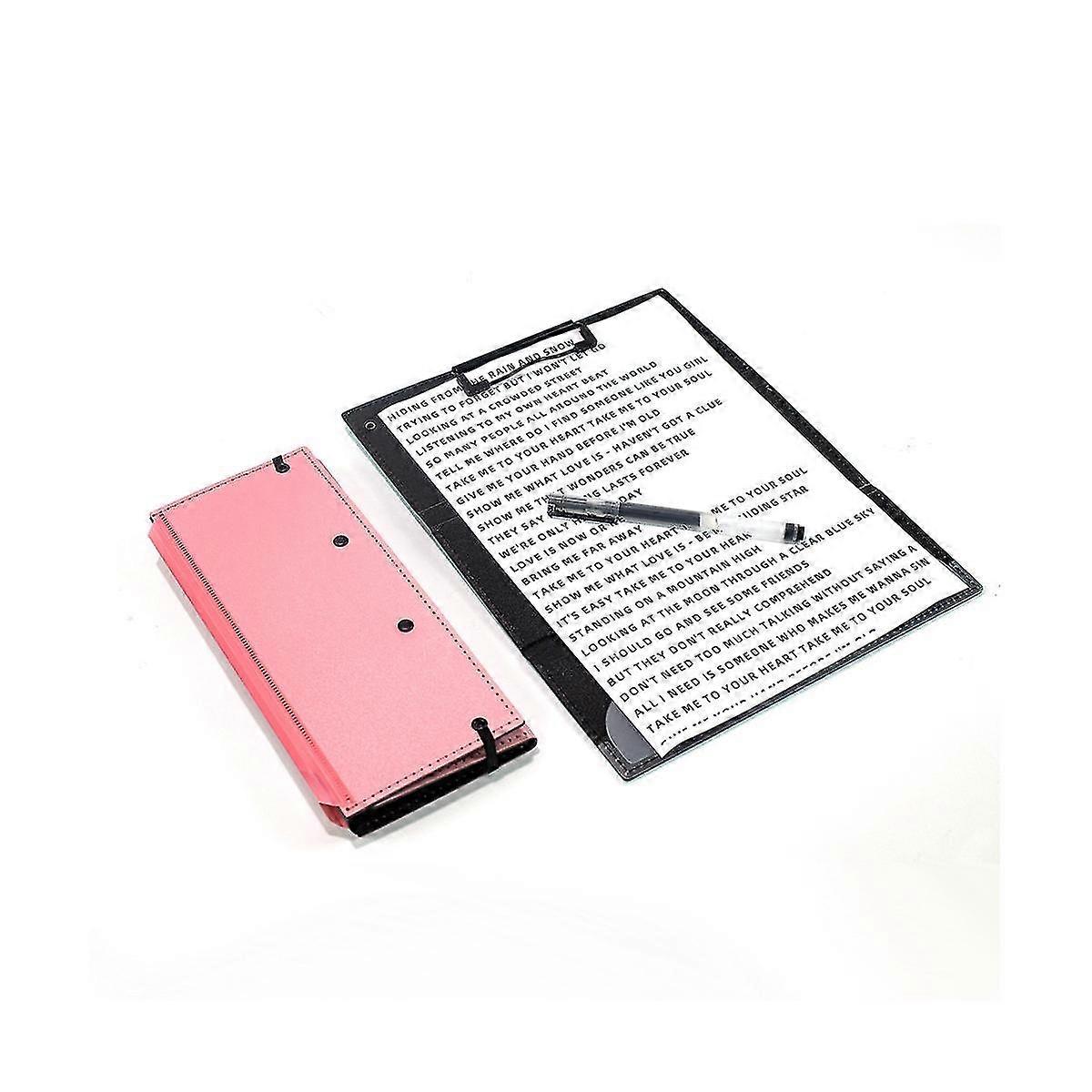 Nursing Clipboard Foldable 3 Layers Foldable Clipboard Edition Cheat Nurse Clipboard Folding Pocket