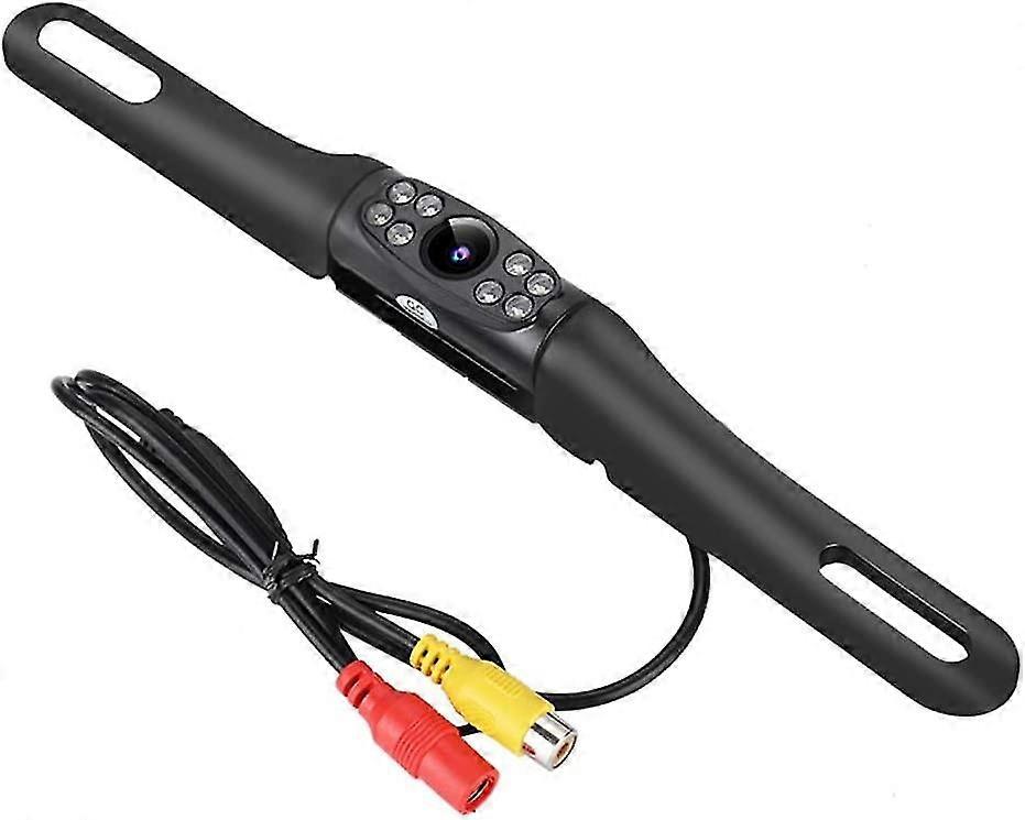 Reversing Camera Kit, Waterproof Reverse Camera 170, Universal Rear View Camera Hd Rear View Camera 8 Led Parking Assistance Camera Night Vision1pcsbl