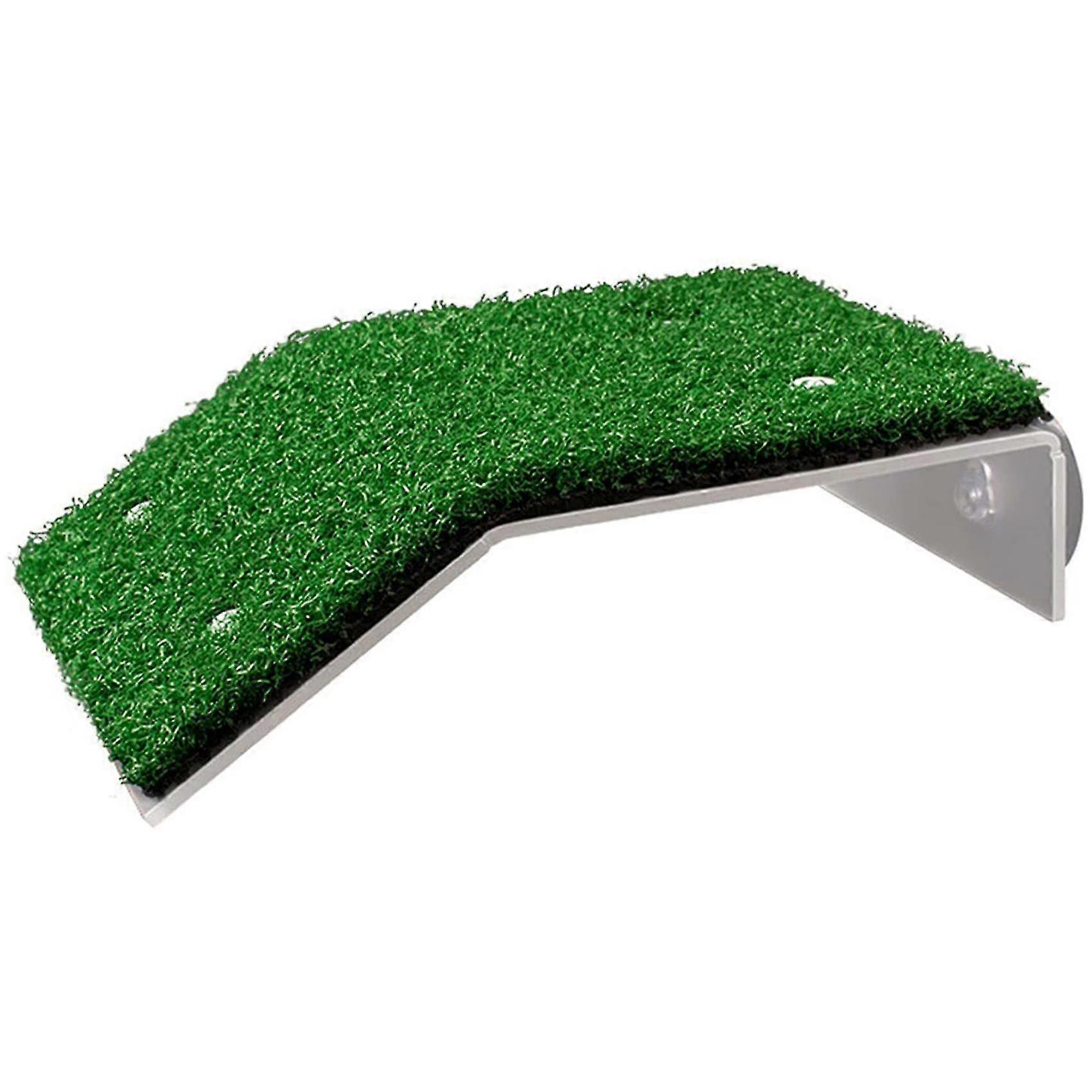 Lawn Turtle Basking Platform Turtle Resting Basking Platform, Simulation Grass Turtle Ramp for Turt