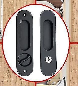 Locks Latches Sliding Door Lock With Keys Invisible Gate Handle