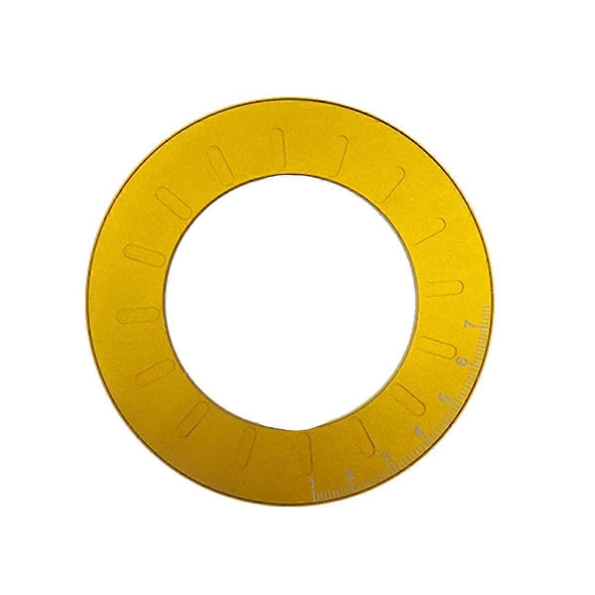 Adjustable Round Drawing Ruler 10mm to 77mm Round Rotatable Compass Ruler Woodworking Tool for Meas