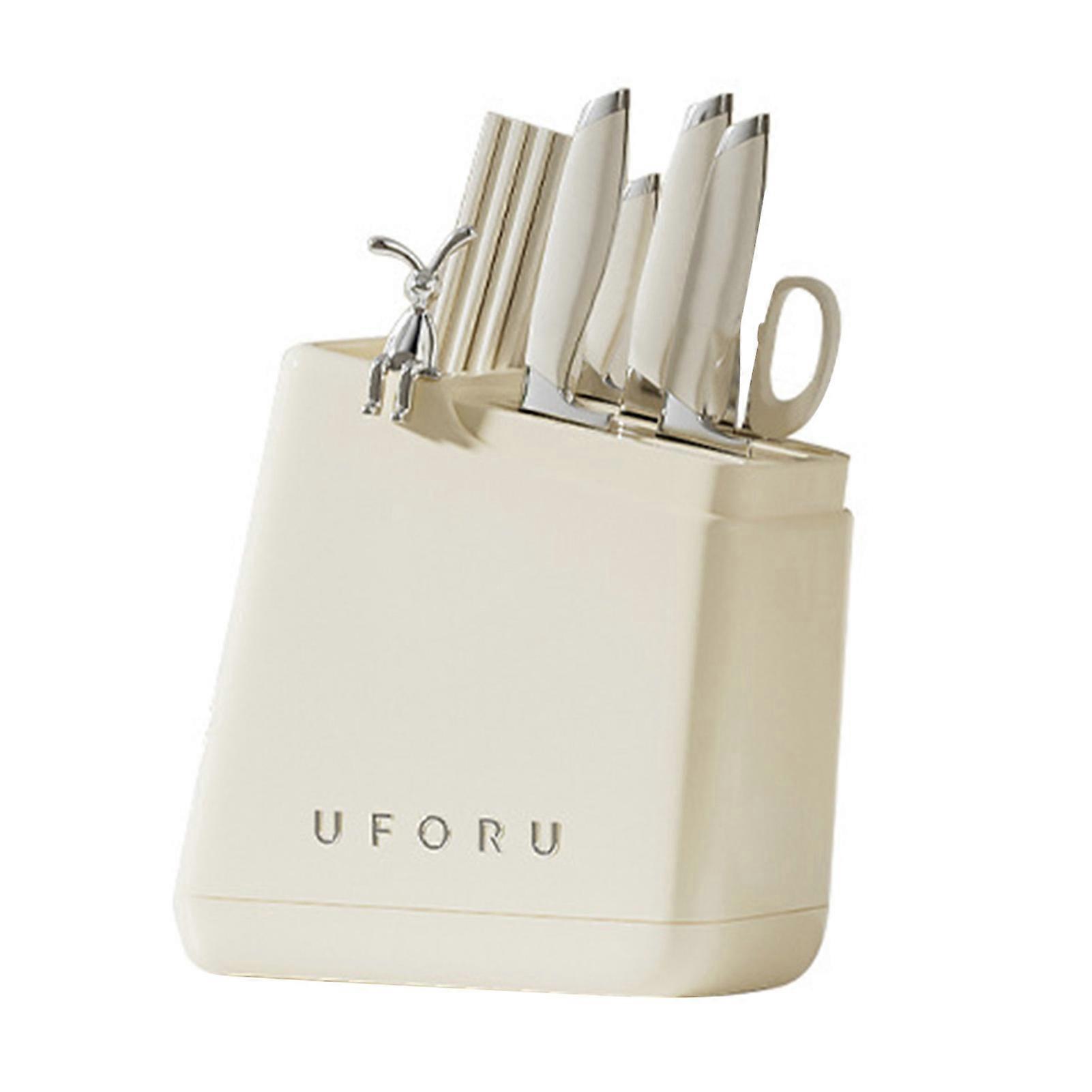Multi-Functional Cutter Rack Practical Cutlery Storage Box for Kitchen Countertop