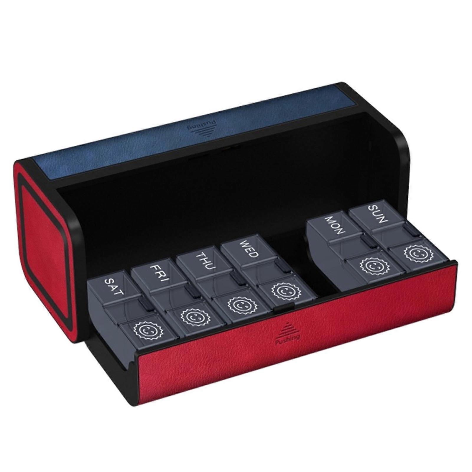 Weekly Medicine Case with Detachable Box Large Capacity Medicine Tablet Dispenser for Home Travel