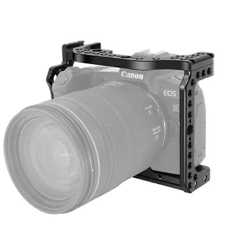 Camera Cage Rig Cooling Frame for Canon EOS R Cage Camera Case Rig Cold Shoe Camera Protective Cover Video Stabilizer Mount