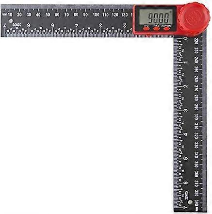ZK-In 1 Digital Display Angle Digital Protractor with LCD Display 360 Angle Measurement Protractor Ruler for Carpentry Construction Work
