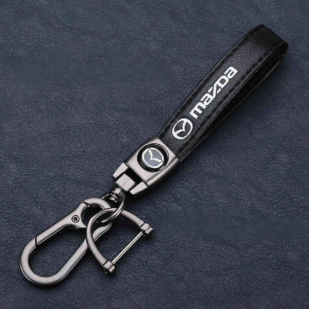 Leather Car Key Chain, Microfiber Leather Key Chain, Male And Female Key Chain, Universal Key Chain, With Anti Loss D-ring