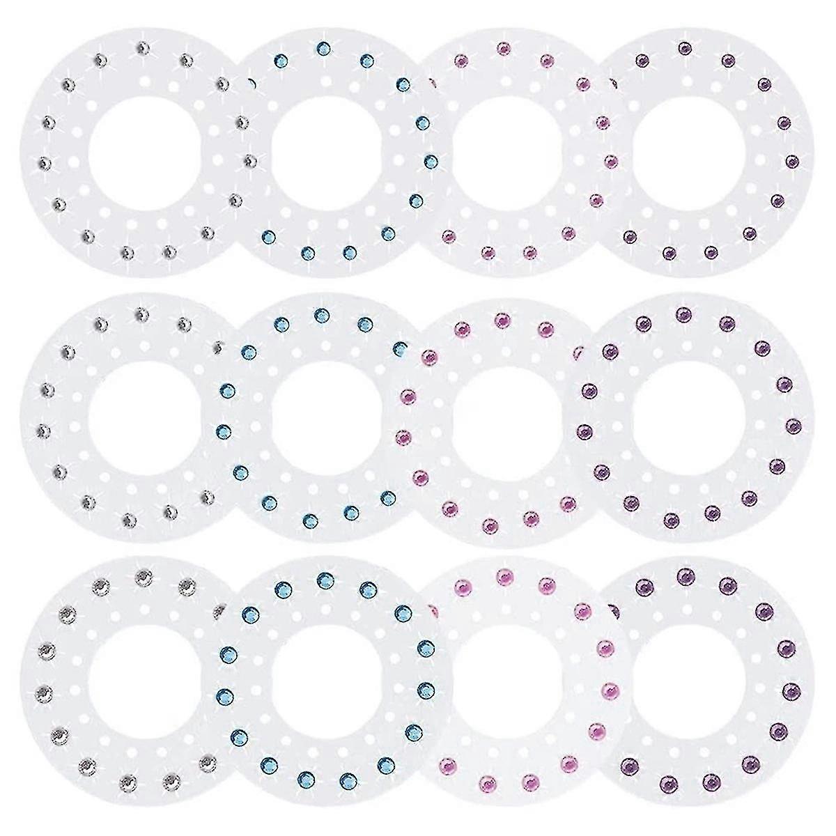 180pcs Gems Blingers Deluxe Set Pretend Play Jewel Refill Set Diy Girls Hair Styling Tool Diamond S