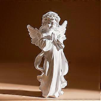 Lettura Libro Statua Angelo Ali di cherubino Statua di Angelo Figurine Indoor Outdoor Guardian Casa Giardino Scultura Angelo Scultura Statuetta Mensola Sitter Collezione Angelo Ali d'Angelo Memorial