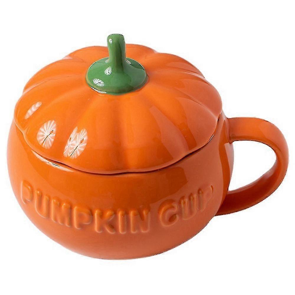 Creative Ceramic Mugs With Lid Handmade Coffee Cups B