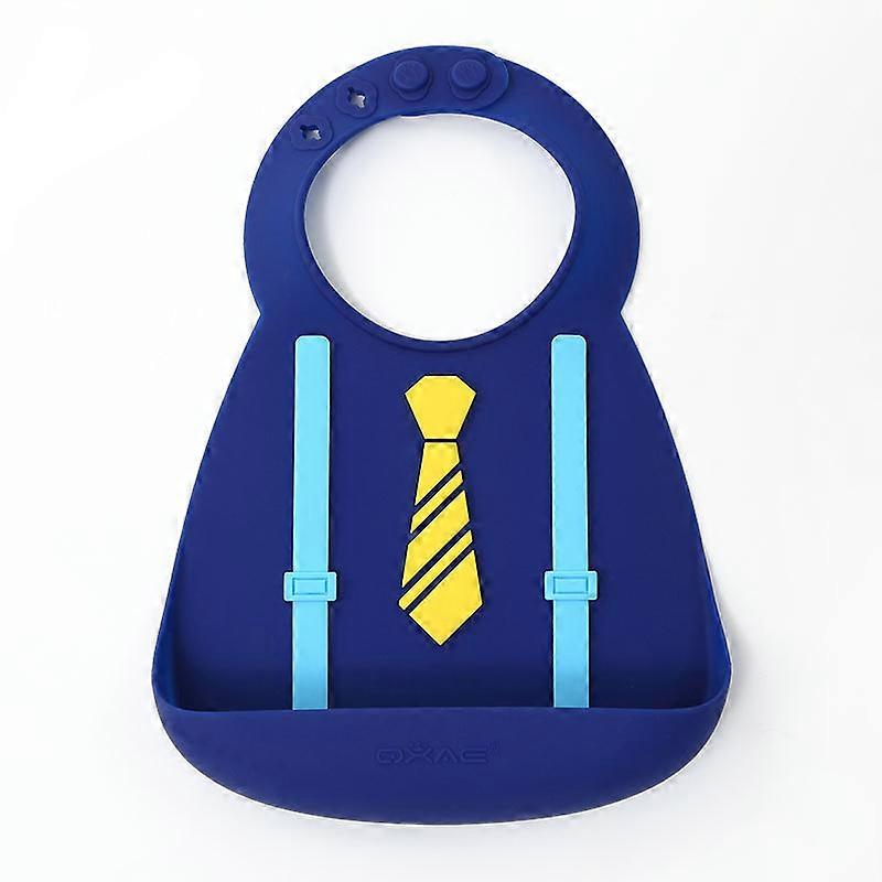 Soft Waterproof Silicone Baby Bib Easily Wipes Clean & Quick Drying