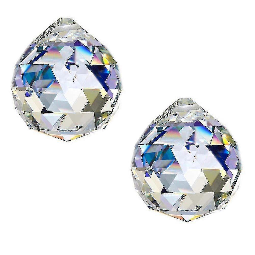 Prisma de bola de cristal transparente Prisma 50mm Pack de 2 O