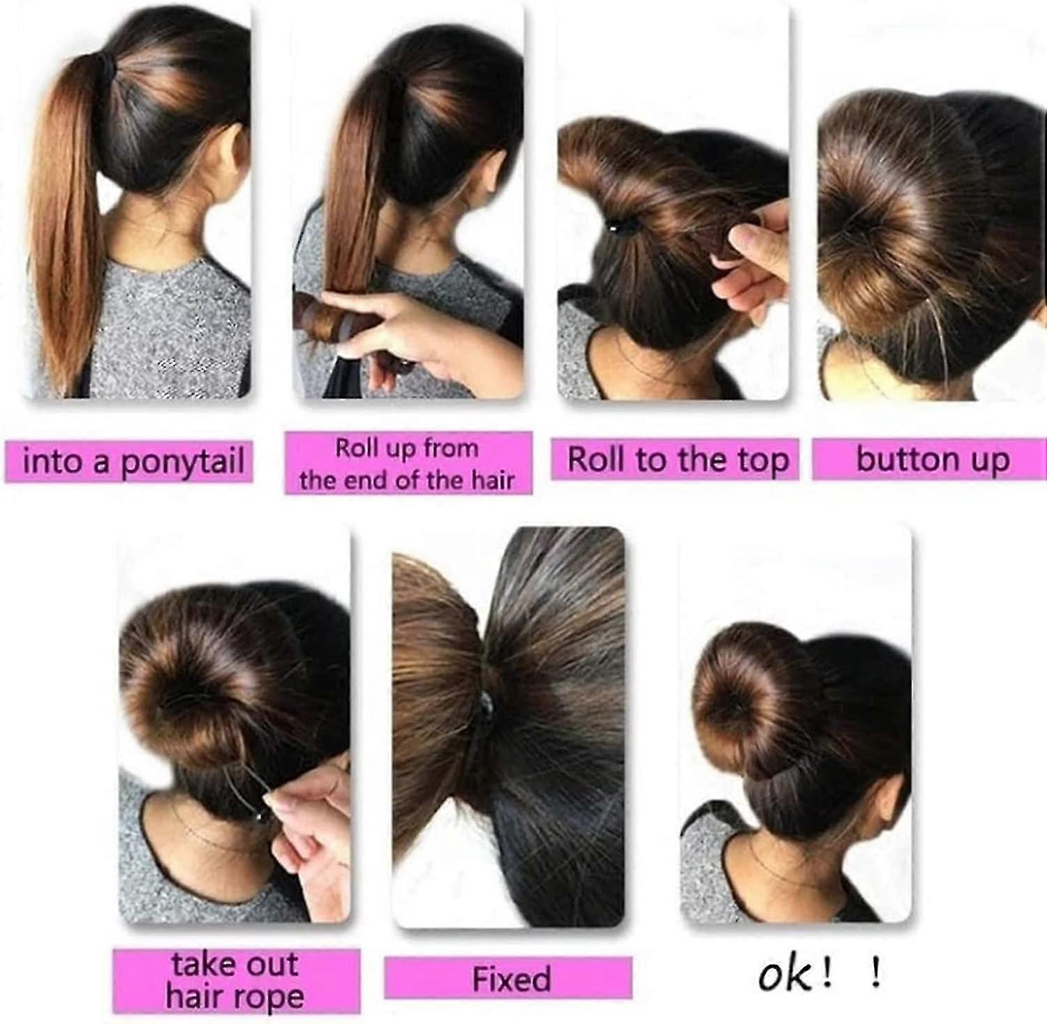 Donut-Bun-Maker Set – 4 Stück In Verschiedenen Größen Für Perfekte Haarknoten & Dutt-Frisuren