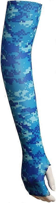 VENNSDIYU Sleeves Sunscreen for Cycling Lengthening Multiple Colors Comfortable Elastic Mangas Para Brazos Para El Sol Different Patterns Cream-colore