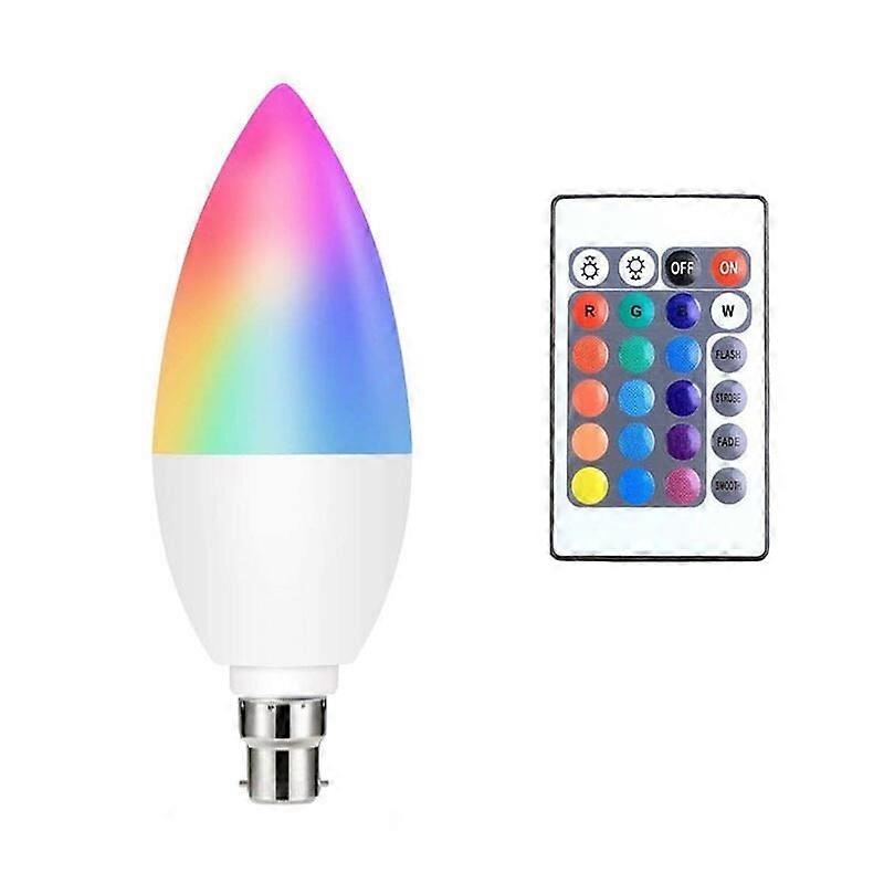 Wifi Smart Light Bulb E14 E27 B22 Candle Lamp RGB+CW+WW Tuya Smart Life