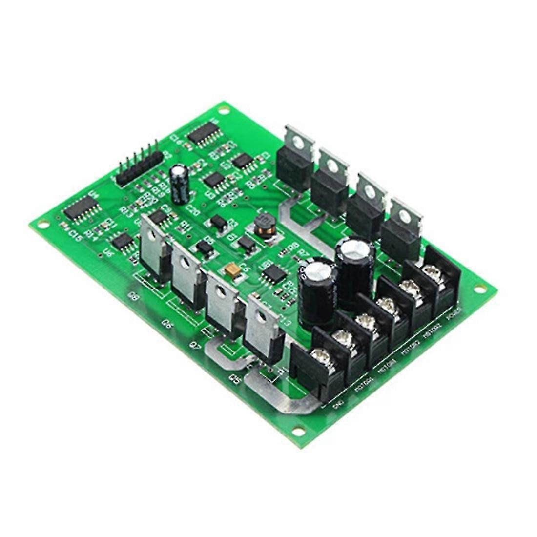Dual Dc Motor Driver Board H-bridge Pwm Dc Motor Drive Module Mosfet Irf3205 12v 24v 10a 30a With B