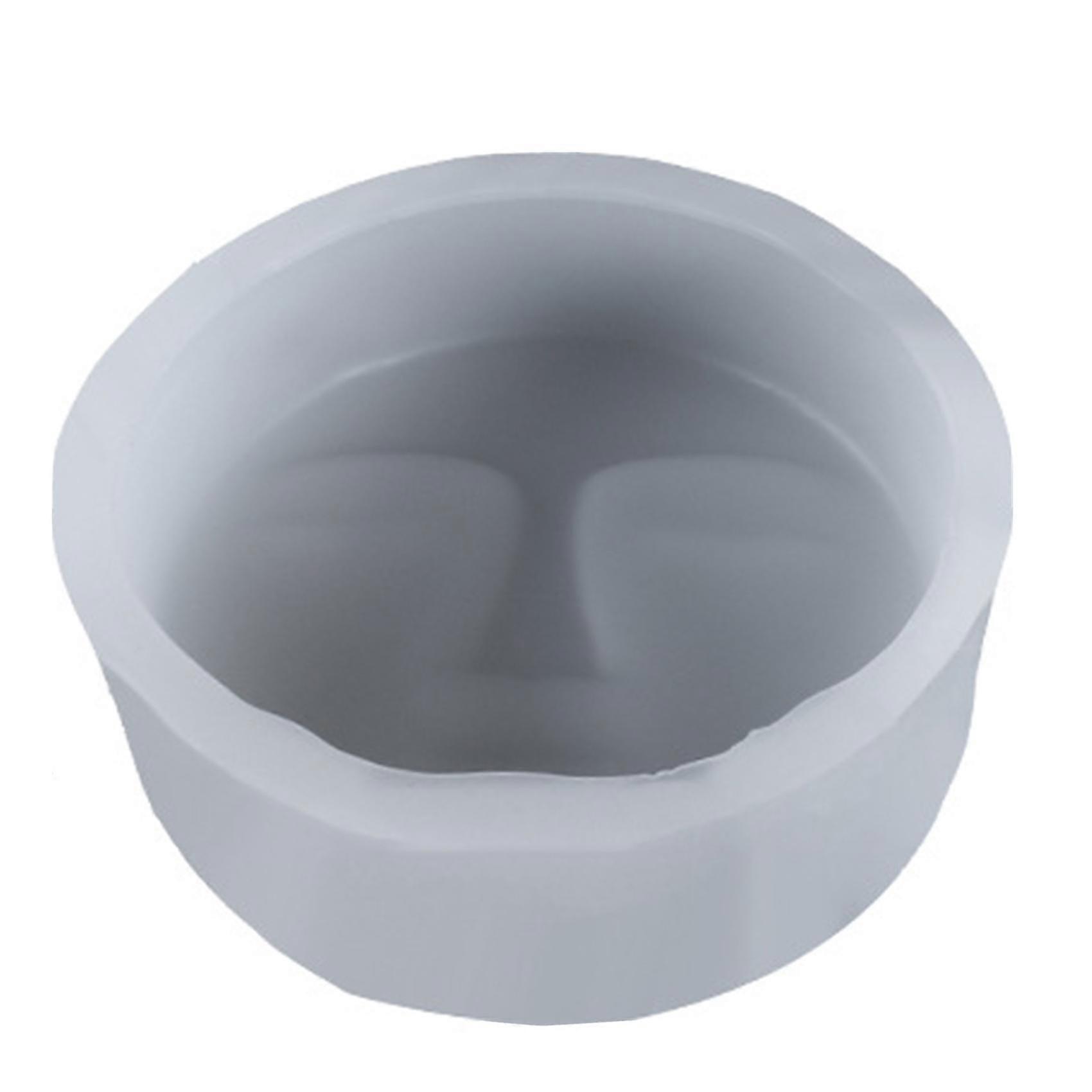 Candle Mold, Diy Handmade , 3d Silicone Resin Mold (round Abstract Face)