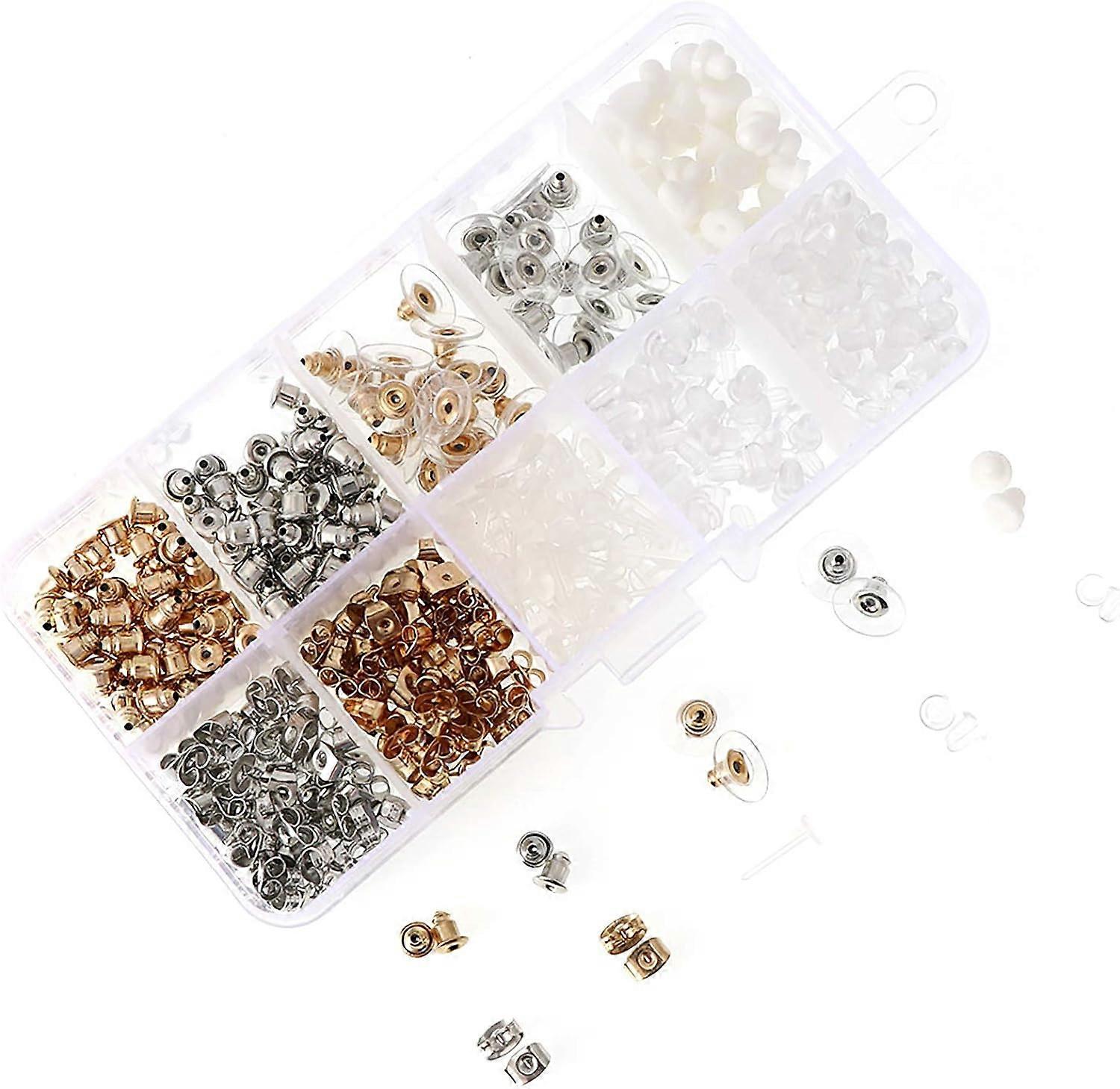 Earring Backs Kit Earring Stoppers Rubber Earring Backs Stoppers