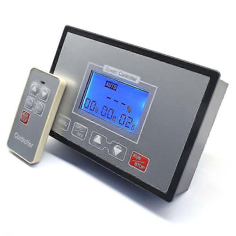 Lcd Smart Digital Display 0~100% Adjustable 60a Pwm Dc10-55 V Motor Speed Controller Timing Reversible