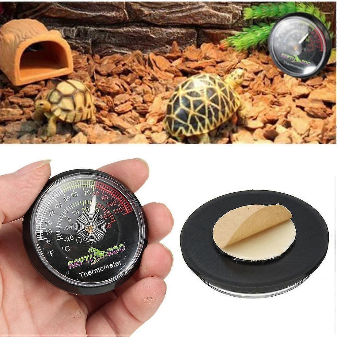Tortoise Vivarium Terrarium Temperature Meter Thermometer With Colour Codes