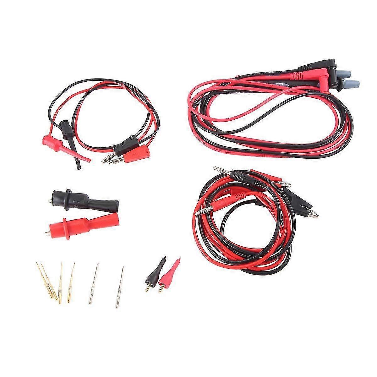 Test Meter Kit Jt8043 Multi-function Multi-piece Replaceable Test Meter Stick Kit 4mm Plug To Alligator Clip Test Leads
