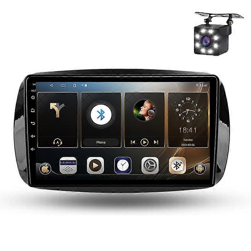 Car Radio Android 14 For Benz Smart Fortwo 3 C453 A453 2014-2020 Auto Multimedia Stereo